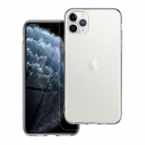 Läpinäkyvä Suojakuori iPhone 11 PRO MAX:lle 2 mm (kameransuoja)