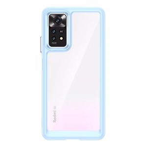 Outer Space Case Suojakuori Xiaomi Poco X5 5G / Redmi Note 12 5G:lle joustavarunkoinen kuori sininen