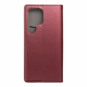 SMART MAGNETO kirjakotelo SAMSUNG S25 Ultra – viininpunainen