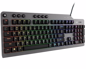 Lenovo Legion K500 keyboard Gaming USB QWERTY US English Black, Grey