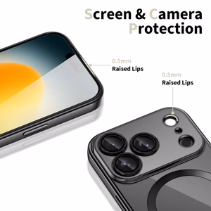 Tech-Protect MagFlex MagSafe Suojakuori iPhone 17 Pro Max:lle - Kirkas musta