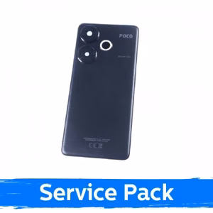 Takakansi, yhteensopiva Xiaomi Poco F6 / musta / (Service Pack)