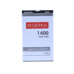 Akku MAXXIMUS NOK E66/E75 1150 LION 3120C/6600S/C5-03/E75/8800A