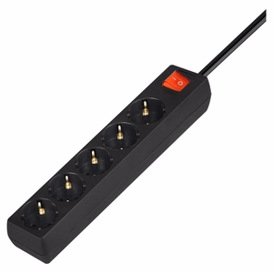 Savio LZ-15 – Schuko-jatkojohto, 5 pistorasiaa, 5 m
