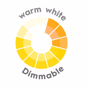 Alpina smart Wi-Fi LED bulb, E27, 4.9 W, warm white