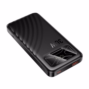 Hoco Q42 -varavirtalähde, 10000 mAh, QC PD, 30 W, 3 A, musta