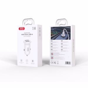 XO-autolaturi CC67 12W 2x USB valkoinen