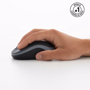 Langaton QWERTY-näppäimistön ja hiiren setti Logitech MK270, musta