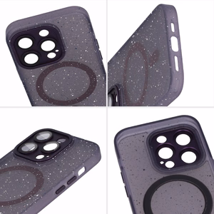 Tel Protect Magnetic Splash Frosted Suojakuori iPhone 15 Pro Max:lle violetti
