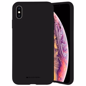 Mercury Silicone -suojakuori Samsung A06, musta