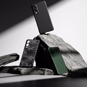 Ringke Onyx Suojakuori Samsung Galaxy S25 Edge:lle - musta
