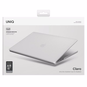 Uniq Claro MacBook Air 15 kotelo (2023) - läpinäkyvä