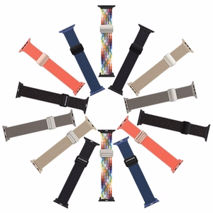 Dux Ducis MIXTURE PRO joustava punottu ranneke Apple Watch 38 / 40 / 41 mm:lle guava
