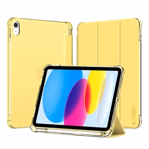 Tech-Protect SC Pen Hybrid Suojakuori iPad 10 / 2022 -tabletille - keltainen - läpinäkyvä