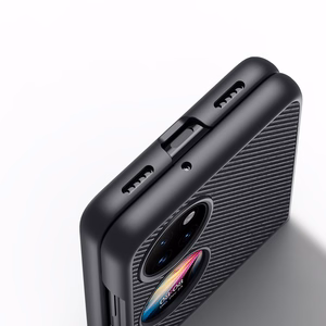 Dux Ducis Fino tapauksessa on valmistettu nylon materiaalista Huawei P50 Pocket musta