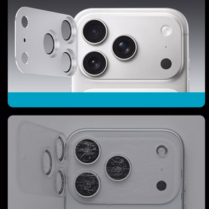 Benks Karkaistu lasi Glass Warrior Metal Integrated Lens Protector (C070) iPhone 17 Pro Max:lle (linssi 3 kpl) oranssi