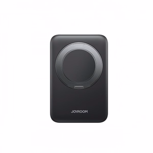 Joyroom JR-PBM12 Power Bank 10000mAh 22.5W MagSafe yhteensopiva, 15W langaton lataus, rengasalustalla - musta