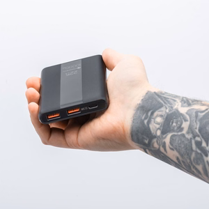 Ulkoinen akku Forcell F-Energy Energo P10K2 QC3.0 PD 3A 22,5W 10000 mAh musta