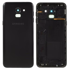 Takakansi Samsung J600 J6 2018 musta alkuperäinen (käytetty, Grade A)