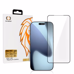 Karkaistu lasi Tel Protect 10X HD Titanium iPhone 17 Pro Max:lle