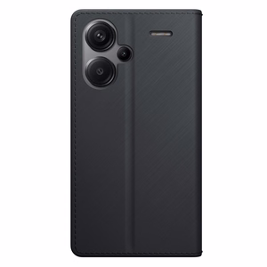 3mk Wallet Case lompakkokotelo läppäkannella Xiaomi Redmi Note 13 Pro+ - musta