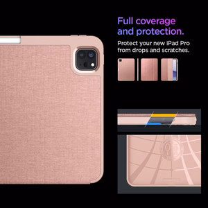 Spigen Urban Fit Suojakuori iPad Pro 11 5 / 6 / 2024-2025 -lle - vaaleanpunainen