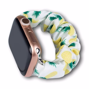 Kangasnauha Apple Watch 38 / 40 / 41 mm hihnan rannekoru kuminauha - ananas