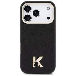 Karl Lagerfeld Karl Head Logo MagSafe suojakuori iPhone 17 Prolle - musta