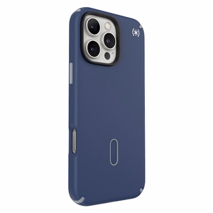 Speck Presidio2 Pro -suojakuori MagSafe- ja ClickLock-tuella iPhone 16 Pro Max:lle, Coastal Blue/Dust Grey