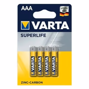 VARTA R3 (AAA) Superlife -sinkkiparistot, 4 kpl