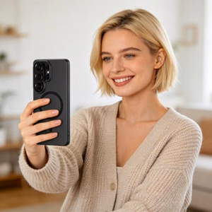 Tech-Protect MagSlim MagSafe Suojakuori Samsung Galaxy S26 Ultra:lle matta musta