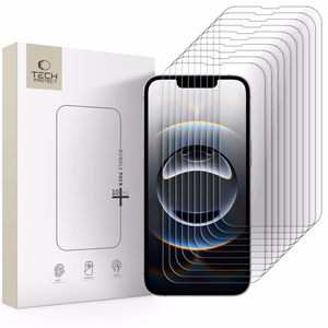 Tech-Protect Karkaistu lasi 10-pack iPhone 13 / 13 Pro / 14 / 16e / 17e:lle