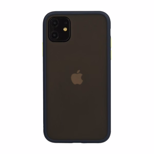 Vennus Color Button Bumper Samsung Galaxy A20S:lle laivastonsininen