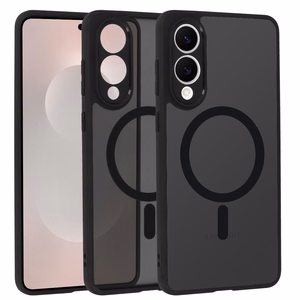 Full Matte Mag Cover Samsung Galaxy S25 Edge:lle musta