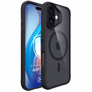 3mk Satin Armor MagCase iPhone 17:lle - musta