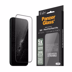 PanzerGlass keraaminen näytönsuoja iPhone 16 Plus 6.7' Ultra-Wide Fit 2855