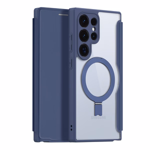 Dux Ducis Skin X Pro kotelo magneettisella sormusjalustalla Samsung S24 Ultra - sininen