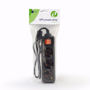 UPS ACC CABLE POWER EXT. 0.6M/3OUTL. EG-PSU3-01 GEMBIRD