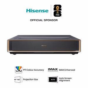 Hisense PT1 Ultra-lyhyen heittovälimyksen projektori 3D musta