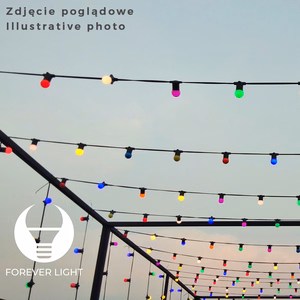 Forever Light LED-lamppu E27 G45 2W 230V punainen 5 kpl