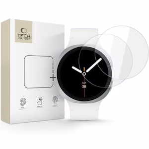 Tech-Protect Glass Fit+ 2 kpl Karkaistu lasi Samsung Galaxy Watch 8 40mm:lle - Läpinäkyvä