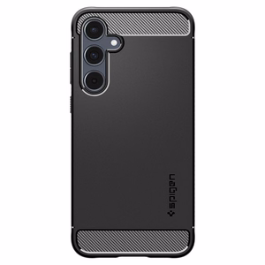 Spigen Rugged Armor suojakuori laitteelle Samsung Galaxy A55 5G, mattamusta