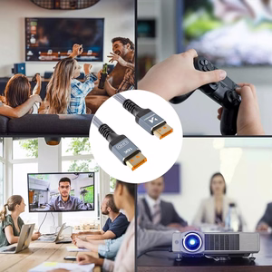 Wozinsky WPS-16AYL2S DisplayPort 2.1 80Gb/s 16K@60Hz 8K@120Hz 4K@240Hz HDR HDCP DSC kaapeli - musta