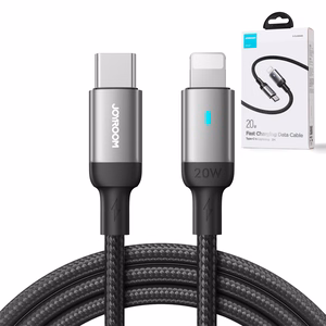 Joyroom Extraordinary Series A10 Lightning / USB-C PD 20W kaapeli 1.2 m - musta