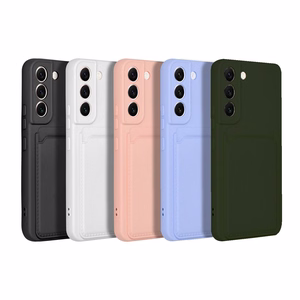 Suojakuori Samsung A35 5G:lle Card Case vihreä