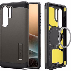 Spigen Tough Armor MagSafe suojakuori Samsung Galaxy S25 Ultra -puhelimelle - harmaa