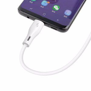 Dudao USB / USB Type C 5A 1m valkoinen