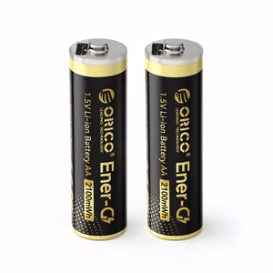 Orico Ener-G EG5C AA-litiumakut 1.5V 2100mWh USB-C-ladattavat 2 kpl