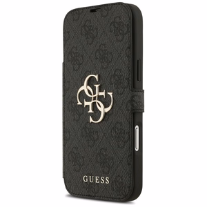 Guess Book 4G Metal Logo -suojakuori iPhone 17 Pro Max - musta