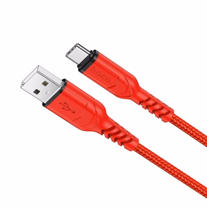 Hoco USB-A - USB-C -kaapeli QC 3A 1 m X59 punainen